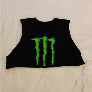 Monster Cropped Muscle Tank